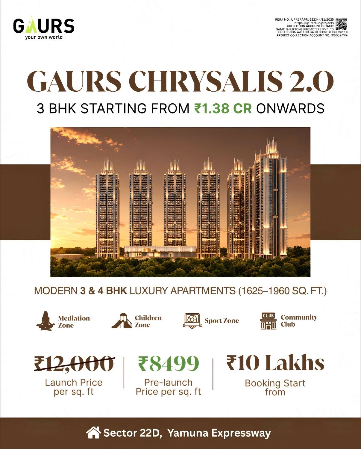 Gaur Plume Sector 22D Yamuna Expressway Account Details